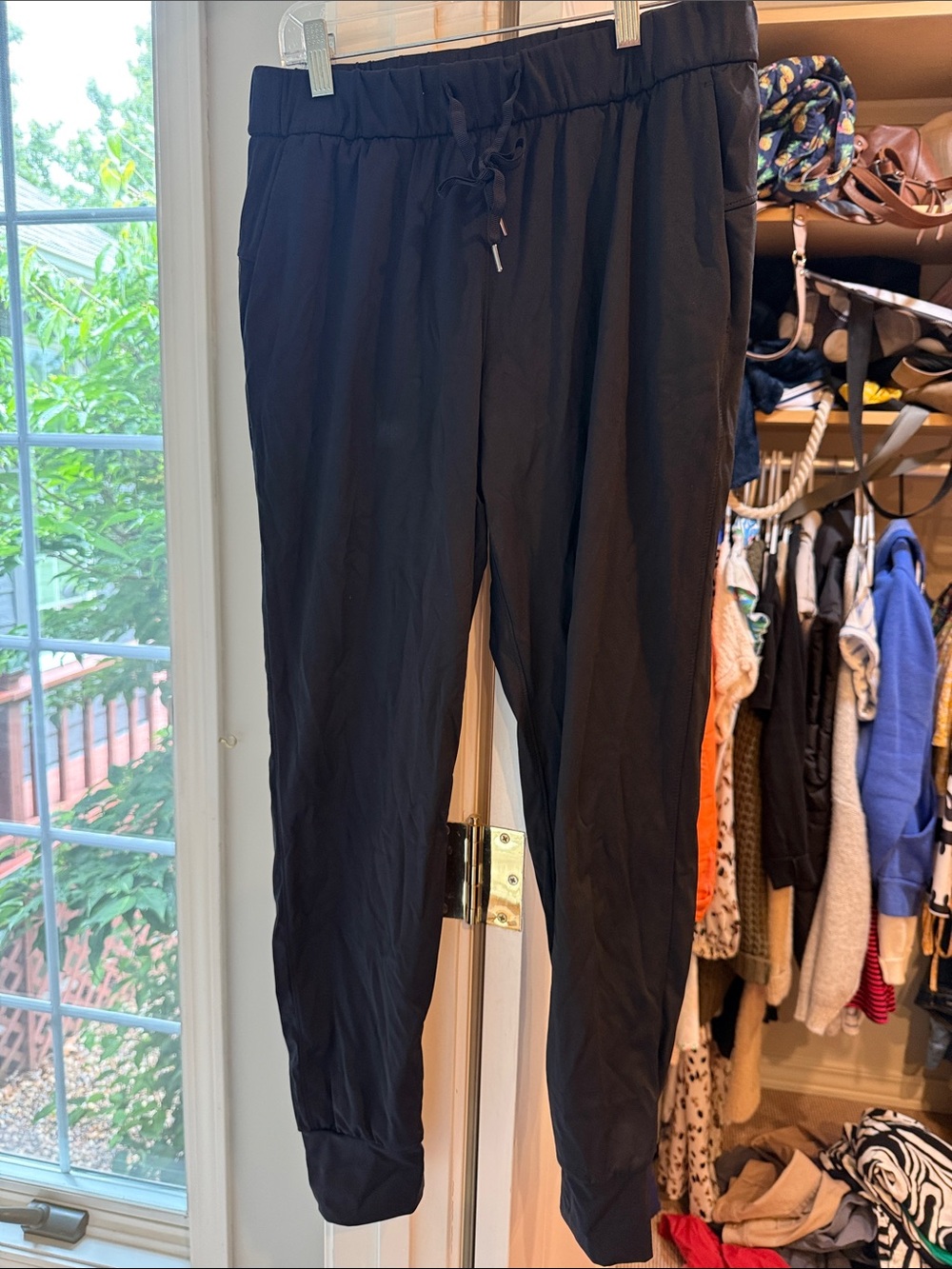 Amazon Women's Black Drawstring Jogger Pants